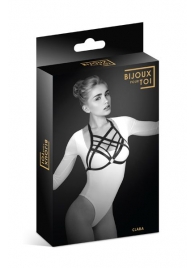 Черная упряжь на грудь Clara - Bijoux Pour Toi - купить с доставкой в Кирове