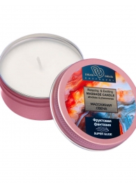 Массажная свеча  Фруктовая фантазия - БиоМед - купить с доставкой в Кирове