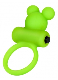 Зеленое виброкольцо на пенис A-Toys - A-toys - в Кирове купить с доставкой