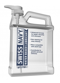 Канистра лубриканта Swiss Navy Water Based Lube на водной основе - 3,8 л. - Swiss navy - купить с доставкой в Кирове