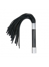 Черная плеть Easytoys Flogger With Metal Grip - 38 см. - Easy toys - купить с доставкой в Кирове