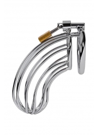 Серебристый пояс верности TOYFA на замочке - ToyFa - купить с доставкой в Кирове