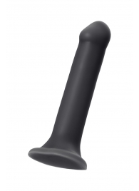 Черный фаллос на присоске Silicone Bendable Dildo XL - 20 см. - Strap-on-me - купить с доставкой в Кирове
