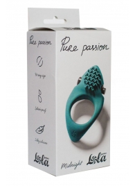 Зеленое эрекционное виброкольцо Pure Passion Midnight - Lola Games - в Кирове купить с доставкой