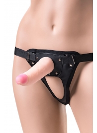 Телесный страпон на трусиках Realstick Jax - 17,9 см. - ToyFa - купить с доставкой в Кирове