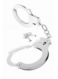 Металлические серебристые наручники Designer Metal Handcuffs - Pipedream - купить с доставкой в Кирове