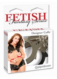 Металлические серебристые наручники Designer Metal Handcuffs - Pipedream - купить с доставкой в Кирове