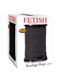 Черная веревка для связывания Bondage Rope - 60,9 м. - Pipedream - купить с доставкой в Кирове