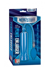 Синяя вакуумная помпа MENZSTUFF PENIS ENLARGER - Dream Toys - в Кирове купить с доставкой
