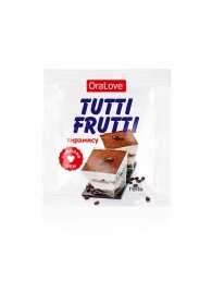 Пробник гель-смазки Tutti-frutti со вкусом тирамису - 4 гр. - Биоритм - купить с доставкой в Кирове