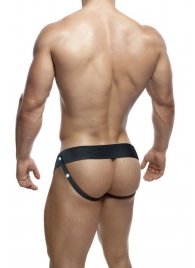 Черный мужской страпон DR. SKIN 6INCH HOLLOW STRAP ON - 16 см. - Blush Novelties - купить с доставкой в Кирове