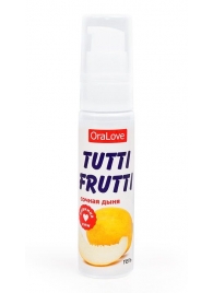 Гель-смазка Tutti-frutti со вкусом сочной дыни - 30 гр. - Биоритм - купить с доставкой в Кирове