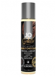Лубрикант с ароматом шоколада JO GELATO DECADENT DOUBLE CHOCOLATE - 30 мл. - System JO - купить с доставкой в Кирове