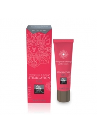 Возбуждающий интимный гель для двоих STIMULATION GEL Pomegranate   Nutmeg - 30 мл. - Shiatsu - купить с доставкой в Кирове