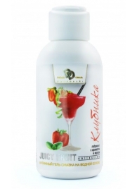 Интимный гель-смазка JUICY FRUIT с ароматом клубники - 100 мл. - БиоМед - купить с доставкой в Кирове