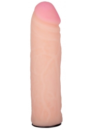 Пояс-трусики с насадкой Glamour Silver - 15,5 см. - LOVETOY (А-Полимер) - купить с доставкой в Кирове