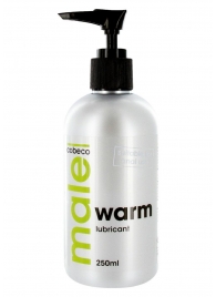 Лубрикант с согревающим эффектом MALE Cobeco Warm Lubricant - 250 мл. - Cobeco - купить с доставкой в Кирове