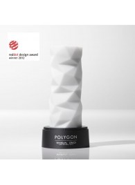 Белый 3D мастурбатор POLYGON - Tenga - в Кирове купить с доставкой