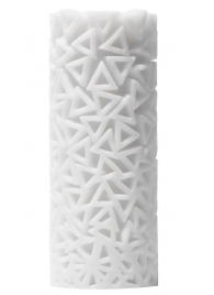 Белый 3D мастурбатор PILE - Tenga - в Кирове купить с доставкой