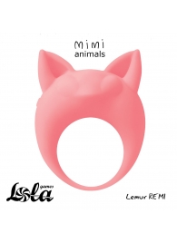 Оранжевое эрекционное кольцо Lemur Remi - Lola Games - в Кирове купить с доставкой
