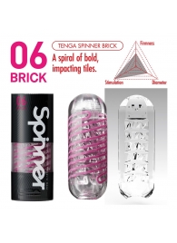 Мастурбатор SPINNER Brick - Tenga - в Кирове купить с доставкой