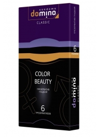 Разноцветные презервативы DOMINO Colour Beauty - 6 шт. - Domino - купить с доставкой в Кирове