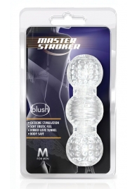Прозрачный фигурный мастурбатор Master Stroker - Blush Novelties - в Кирове купить с доставкой