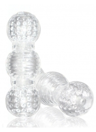 Прозрачный фигурный мастурбатор Master Stroker - Blush Novelties - в Кирове купить с доставкой