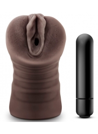Коричневый мастурбатор-вагина Hot Chocolate Brianna - Blush Novelties - в Кирове купить с доставкой