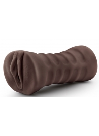 Коричневый мастурбатор-вагина Hot Chocolate Brianna - Blush Novelties - в Кирове купить с доставкой