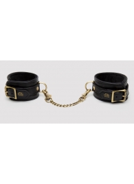 Черные оковы на ноги Bound to You Faux Leather Ankle Cuffs - Fifty Shades of Grey - купить с доставкой в Кирове