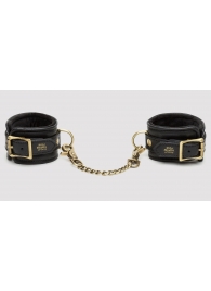 Черные наручники Bound to You Faux Leather Wrist Cuffs - Fifty Shades of Grey - купить с доставкой в Кирове