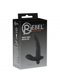 Черный вибромассажер простаты Naughty Finger Prostate Vibe - 13,8 см. - Orion - в Кирове купить с доставкой