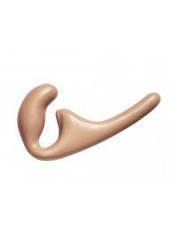 Бежевый безремневой страпон Seduction - 20,5 см. - Lola Games - купить с доставкой в Кирове