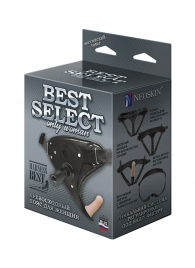 Пояс HARNESS BEST SELECT с вагинальной пробкой - LOVETOY (А-Полимер) - купить с доставкой в Кирове