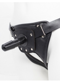 Черный пояс для насадок CLASS STRAP Restyling - LOVETOY (А-Полимер) - купить с доставкой в Кирове