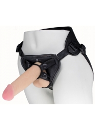 Пояс харнесс BEST UNI strap с 2 насадками - 18 и 22 см. - LOVETOY (А-Полимер) - купить с доставкой в Кирове