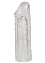 Удлиняющая насадка на пенис Mega Dick Sleeve Transparent - Orion - в Кирове купить с доставкой