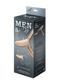 Телесный мужской парапротез MEN STYLE - 15 см. - LOVETOY (А-Полимер) - купить с доставкой в Кирове
