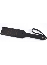 Черная гладкая шлепалка SEX - 35 см. - Sitabella - купить с доставкой в Кирове