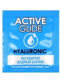 Лубрикант на водной основе Active Glide с гиалуроновой кислотой - 3 гр. - Биоритм - купить с доставкой в Кирове