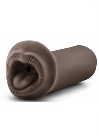 Коричневый мастурбатор-ротик Naughty Nicole - Blush Novelties - в Кирове купить с доставкой