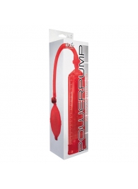 Красная вакуумная помпа Power Pump Red - Toy Joy - в Кирове купить с доставкой