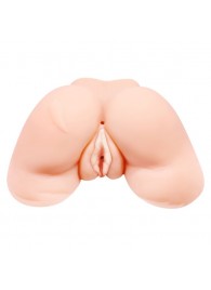 Телесная вибровагина Julie с 2 рабочими отверстиями - Baile - в Кирове купить с доставкой