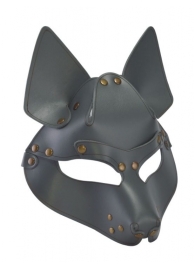 Серая маска Wolf с клепками - Sitabella - купить с доставкой в Кирове