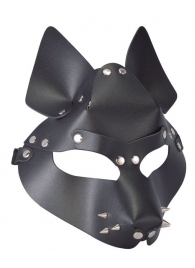 Черная маска Wolf с шипами - Sitabella - купить с доставкой в Кирове