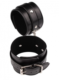 Черные оковы Classic Ankle Cuffs - Chisa - купить с доставкой в Кирове