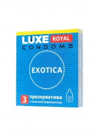 Текстурированные презервативы LUXE Royal Exotica - 3 шт. - Luxe - купить с доставкой в Кирове