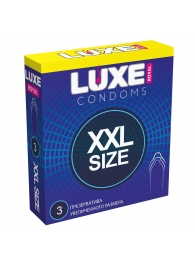 Презервативы увеличенного размера LUXE Royal XXL Size - 3 шт. - Luxe - купить с доставкой в Кирове