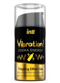 Жидкий интимный гель с эффектом вибрации Vibration! Vodka Energy - 15 мл. - INTT - купить с доставкой в Кирове